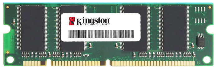 זיכרון כולל 64MB 133MHz non-ECC Unbuffered CL3 בצבע ירוק HyperX KTM005964A