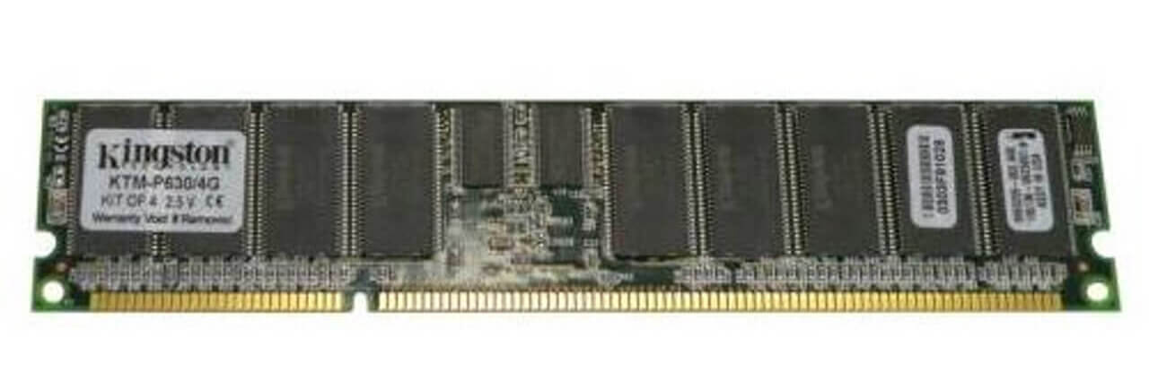 זיכרון כולל 8GB (4x2GB) DDR Registered ECC PC-2100 266Mhz בצבע ירוק HyperX KTM-P6308G