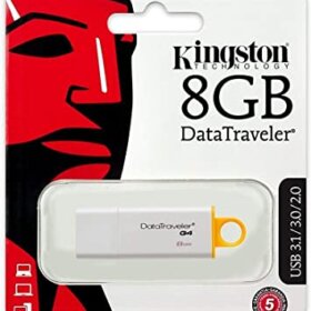 זיכרון נייד USB לשמירת נתונים זיכרונות ניידים 8GB קינגסטון | Kingston | DTIG4/8GB | USB | Flash Drive