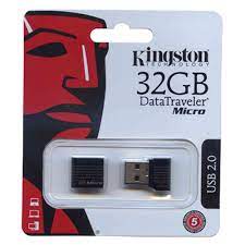 כונן זיכרון קטן 32GB חיבור USB2.0 מהיר Kingston DTMCK32GB 32GB USB2.0 Micro Flash Drive