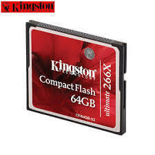 כרטיס זיכרון 16GB קינגסטון Kingston CF16GB-U CompactFlash Card 16GB Flash Memory
