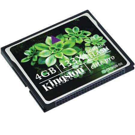 כרטיס זיכרון 4GB קינגסטון Kingston CF4GB-S2 CompactFlash Card 4GB Flash Memory