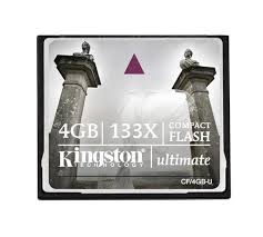 כרטיס זיכרון 4GB קינגסטון Kingston CF4GB-U CompactFlash Card 4GB Flash Memory