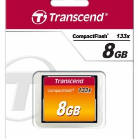 כרטיס זיכרון Transcend 8GB CF x133 כולל קוד מובנה לזיהוי ותיקון שגיאות העברה kingston CF8GB