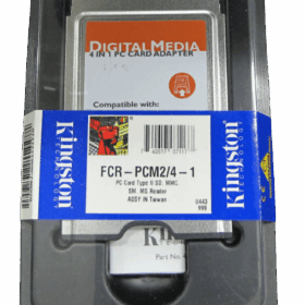 קוראכותב כרטיסי זיכרון חיצוני חיבור USB2.0 מהירות גבוהה Kingston FCR-PCM24-1 Hi-Speed Reader CF