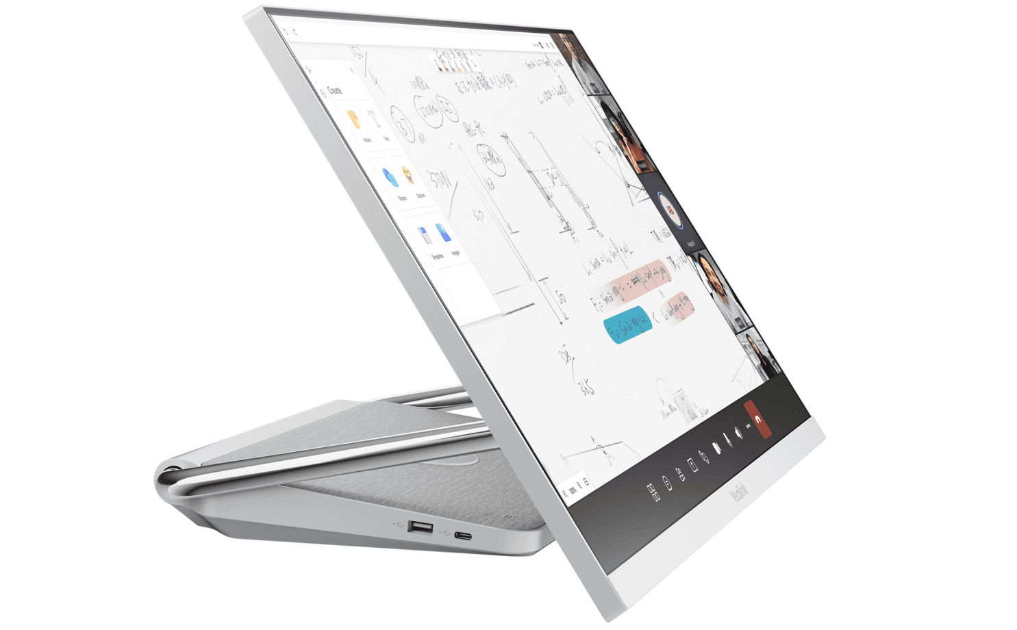 Office Desktop שולחני 24 אינץ' מתאים לשתפ ופגישות כולל צג מגע Yealink A24 8638272