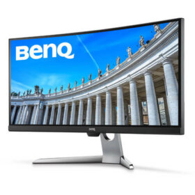 מסך מחשב קעור 35 אינץ' 144 IPS שטוח בצבע שחור BenQ EX3501R