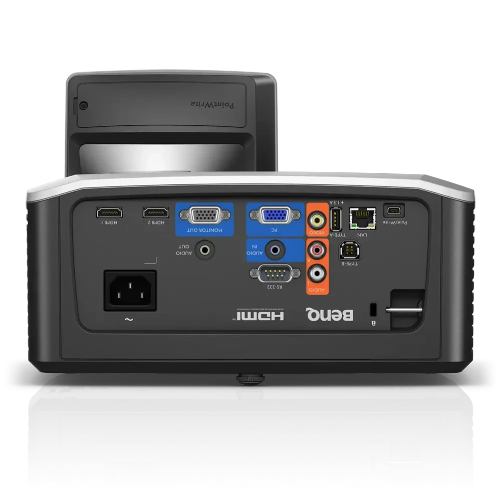 מקרן טווח קצר לחדרי ישיבות 3500lms עמיד לאבק BenQ | MW855UST+