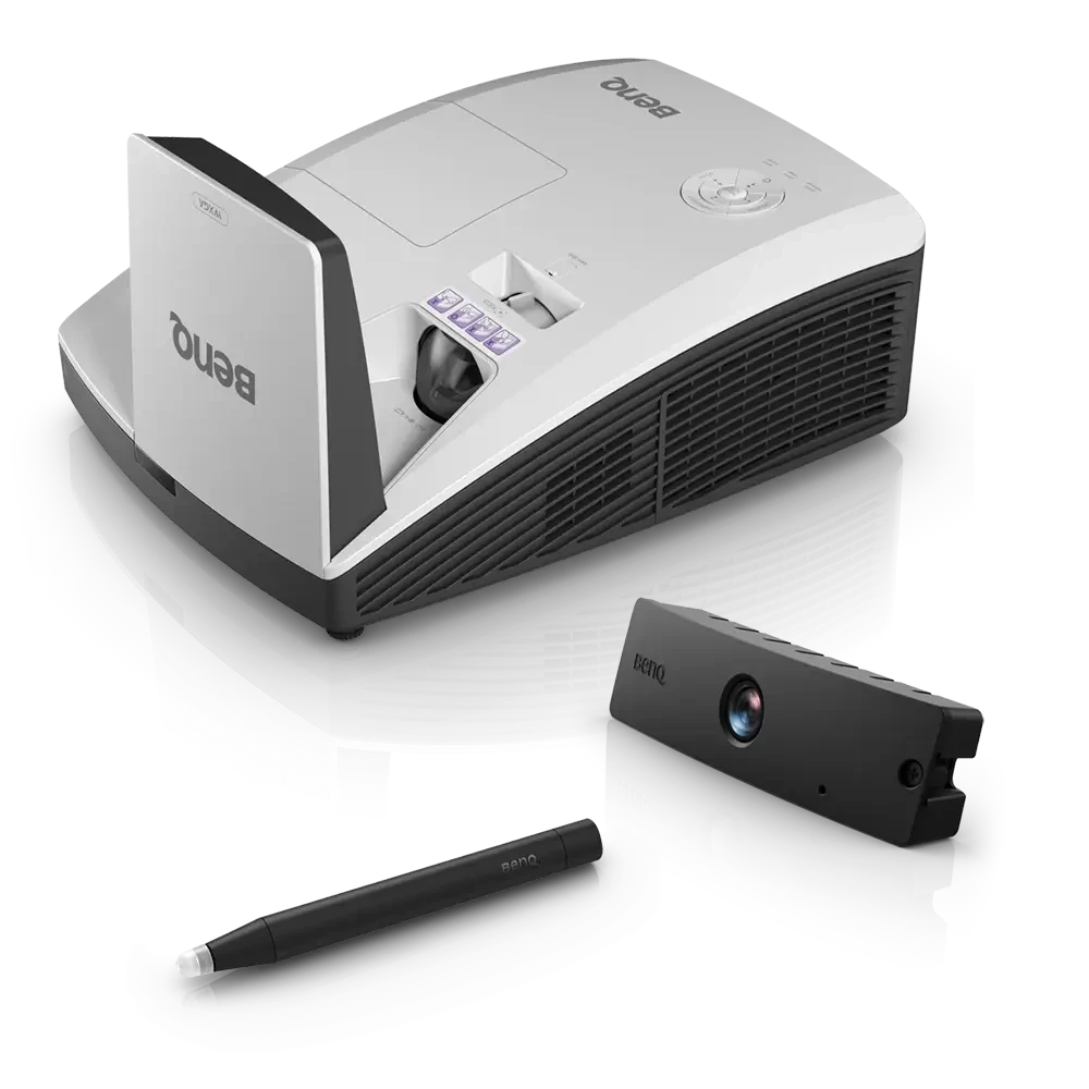 מקרן טווח קצר לחדרי ישיבות 3500lms עמיד לאבק BenQ | MW855UST+