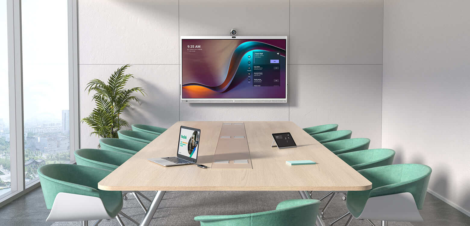 צג אינטראקטיבי All-in-One רמקול מיקרופונים ולוח שיתוף פעולה Yealink MB65-A001 8638251