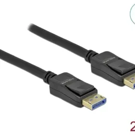 חיבור מסך DISPLAYPORT2.0 למחשב זכר/זכר DELOCK | 80262 | 10K | 54Gbps
