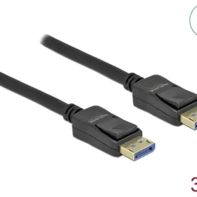 חיבור מסך DISPLAYPORT2.0 למחשב זכר/זכר DELOCK 80263 10K 54Gbps