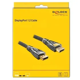 כבל DisplayPort Premium זכר/זכר DELOCK 82770 4K 60hertz