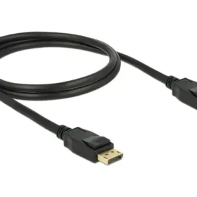 כבל DisplayPort זכר/זכר DELOCK 83805 4K 60hertz