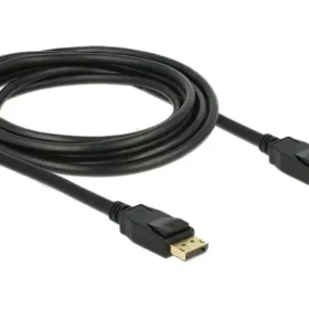 כבל DisplayPort זכר/זכר DELOCK 83807 4K 60hertz