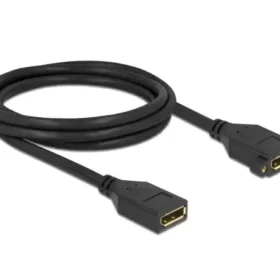 כבל DisplayPort נ/נ עם מרחק בין הברגים 27 מ"מ DELOCK 87101 4K 30hertz