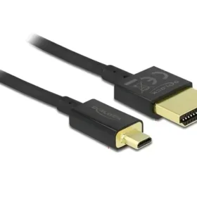 כבל HDMI 3D תקע מיקרו HDMI לתקע HDMI-A ז/ז DELOCK | 84783 | 4K | 60hertz