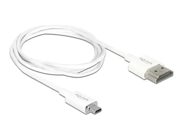 כבל HDMI 3D תקע מיקרו HDMI לתקע HDMI-A ז/ז DELOCK | 85148 | 4K | 60hertz