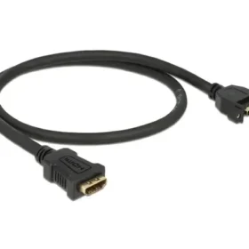 כבל HDMI 4K להתקנה בפאנל עם מרחק בין הברגים 30 מ"מ נ/נ DELOCK | 85465 | 4K