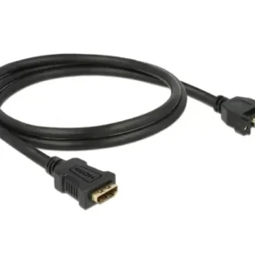 כבל HDMI 4K להתקנה בפאנל עם מרחק בין הברגים 30 מ"מ נ/נ DELOCK | 85466 | 4K