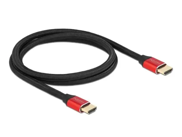 כבל HDMI 8K Certified ז/ז בצבע אדום DELOCK | 85773 | 8K | 60hertz
