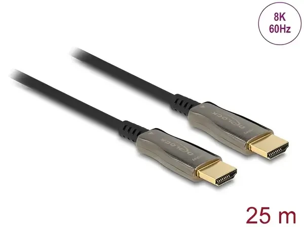 כבל HDMI 8K HDR אקטיבי על סיב אופטי ז/ז DELOCK | 84039 | 8K | 60hertz