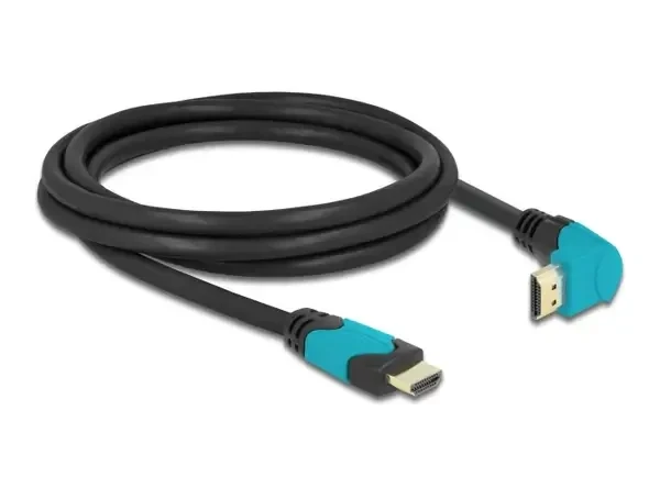 כבל HDMI 8K בזווית 90° למטה ז/ז DELOCK | 86991 | 8K | 60hertz