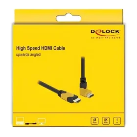 כבל HDMI 8K בזווית 90° למעלה ז/ז DELOCK | 86988 | 8K | 60hertz