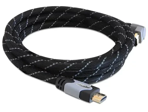 כבל HDMI בזווית 90° ז/ז DELOCK 83045 4K 30hertz