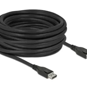 כבל HDR חיבור מסך DisplayPort ז/ז אקטיבי DELOCK | 85503 | 8K | 60hertz