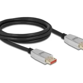 כבל HDR חיבור מסך DisplayPort זכר/זכר DELOCK 87041 8K 60hertz