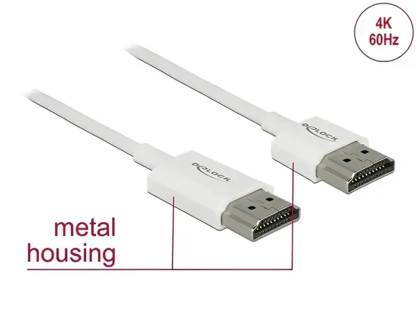 כבל אקטיבי HDMI 3D ז/ז DELOCK | 85139 | 4K | 60hertz