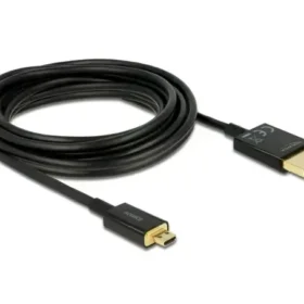 כבל אקטיבי HDMI 3D תקע מיקרו HDMI לתקע HDMI-A ז/ז DELOCK | 84785 | 4K | 60hertz