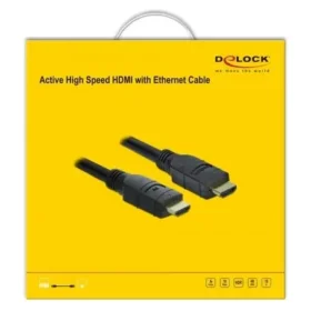 כבל אקטיבי HDMI HDR ז/ז DELOCK | 85284 | 4K | 60hertz