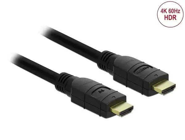 כבל אקטיבי HDMI HDR ז/ז DELOCK | 85286 | 4K | 60hertz