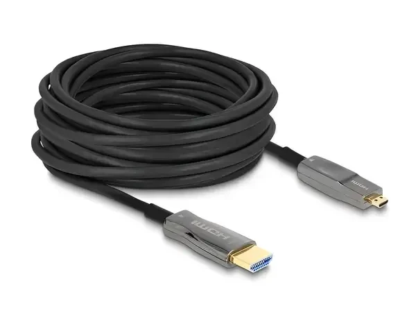כבל אקטיבי Optical 5in1 HDMI ז/ז עם ראשים מתחלפים DELOCK | 86006 | 8K | 60hertz