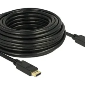 כבל מאריך חיבור מסך DisplayPort זכר/נקבה DELOCK 84908 4K 60hertz