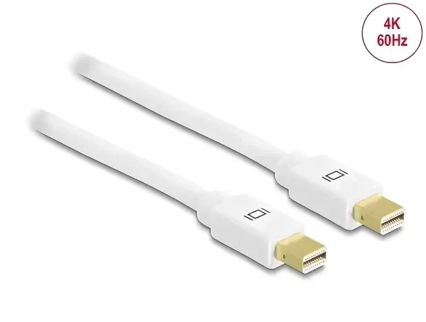 כבל מיני DisplayPort זכר/זכר DELOCK | 82794 | 4K | 60hertz