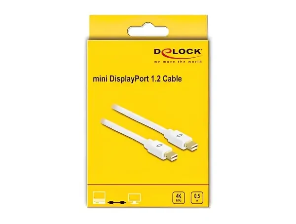 כבל מיני DisplayPort זכר/זכר DELOCK | 83471 | 4K | 60hertz
