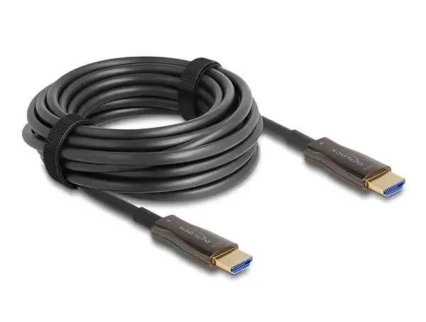כבל משוריין HDMI HDR Metal Armoured אקטיבי על סיב אופטי ז/ז DELOCK | 86029 | 8K | 60hertz