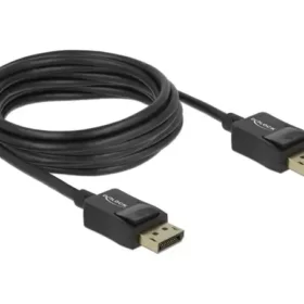 כבל קואקסיאלי DisplayPort זכר/זכר DELOCK 85303 8K 60hertz