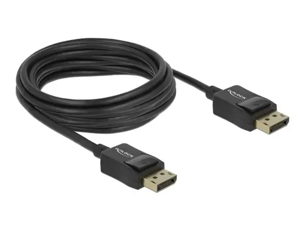 כבל קואקסיאלי DisplayPort זכר/זכר DELOCK 85303 8K 60hertz