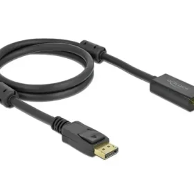 כבל תצוגה DisplayPort לחיבור HDMI ז/ז אקטיבי DELOCK 85955 4K 60hertz