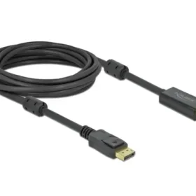 כבל תצוגה DisplayPort לחיבור HDMI ז/ז אקטיבי DELOCK 85958 4K 60hertz