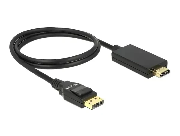 כבל תצוגה DisplayPort לחיבור מסך HDMI ז/ז DELOCK | 85316 | 4K | 30hertz