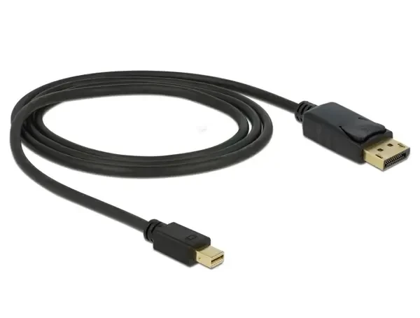 כבל תצוגה DisplayPort תקע מיני DP לתקע DP ז/ז DELOCK | 82698 | 4K | 60hertz