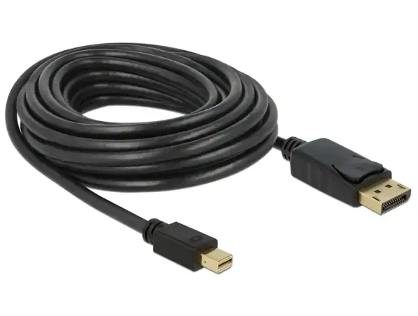 כבל תצוגה DisplayPort תקע מיני DP לתקע DP ז/ז DELOCK | 83480 | 4K | 60hertz