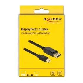 כבל תצוגה DisplayPort תקע מיני DP לתקע DP ז/ז DELOCK | 83480 | 4K | 60hertz