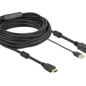 כבל תצוגה HTML לחיבור DisplayPort ז/ז אקטיבי DELOCK 85968 4K 30hertz