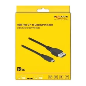 כבל תצוגה USB-C דו-כיווני לחיבור מסך DisplayPort ז/ז DELOCK | 86037 | 60hertz